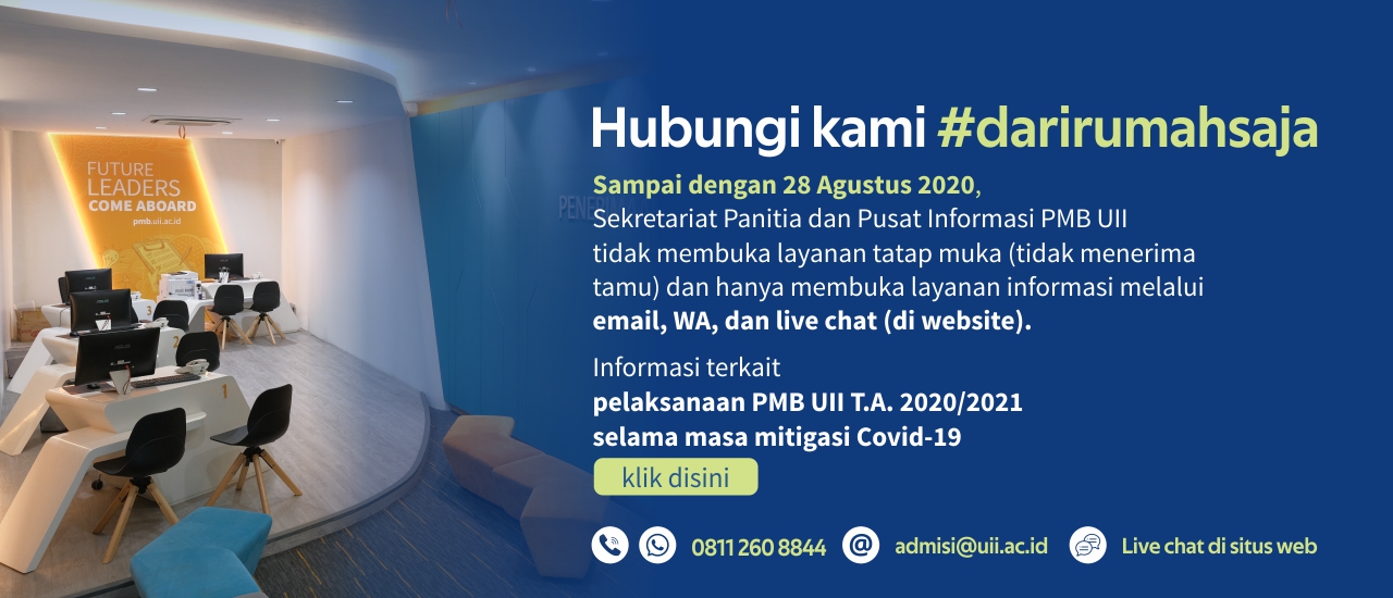 Admisi Sarjana &amp; Diploma Penerimaan Mahasiswa Baru UII